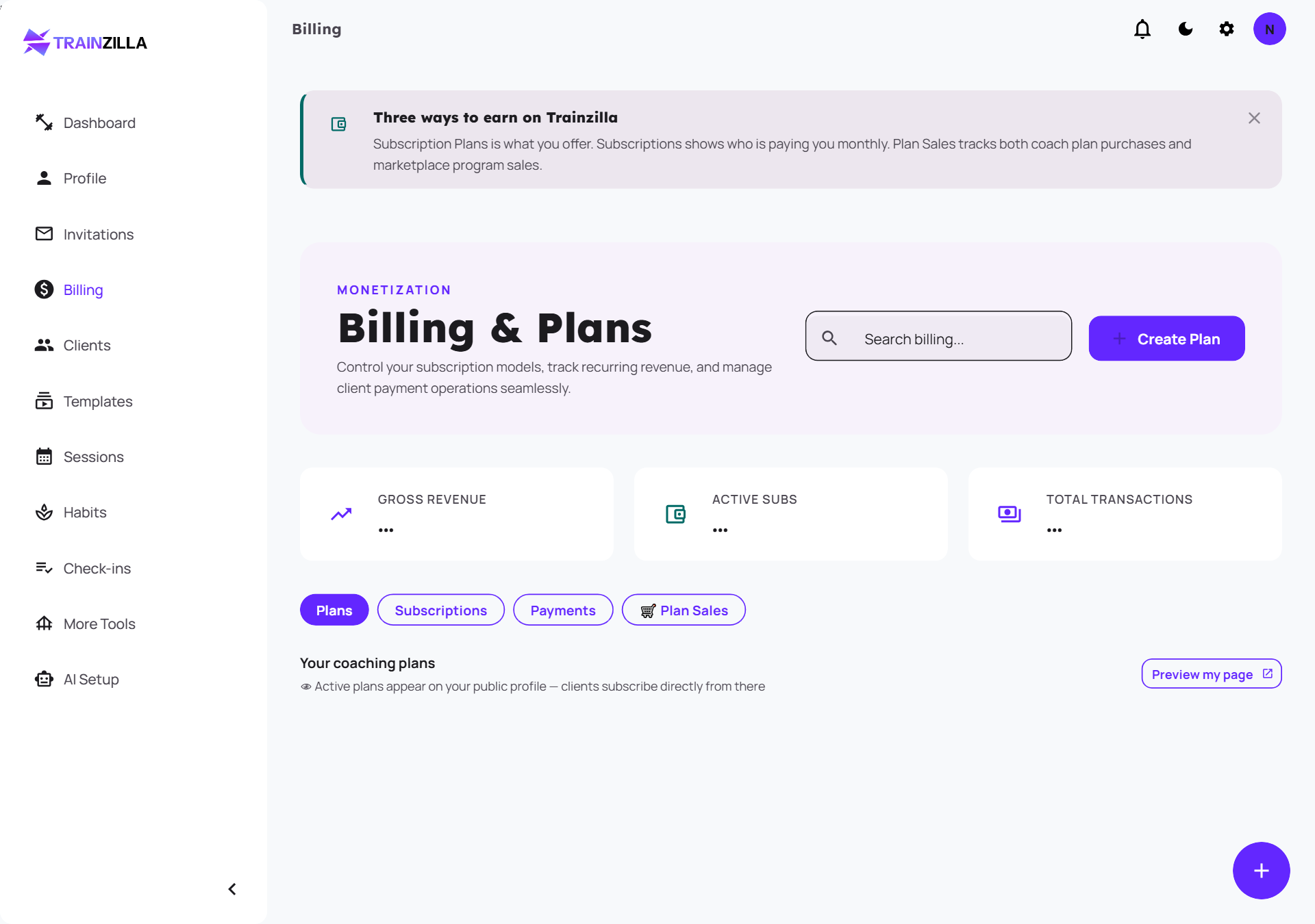 Billing light theme