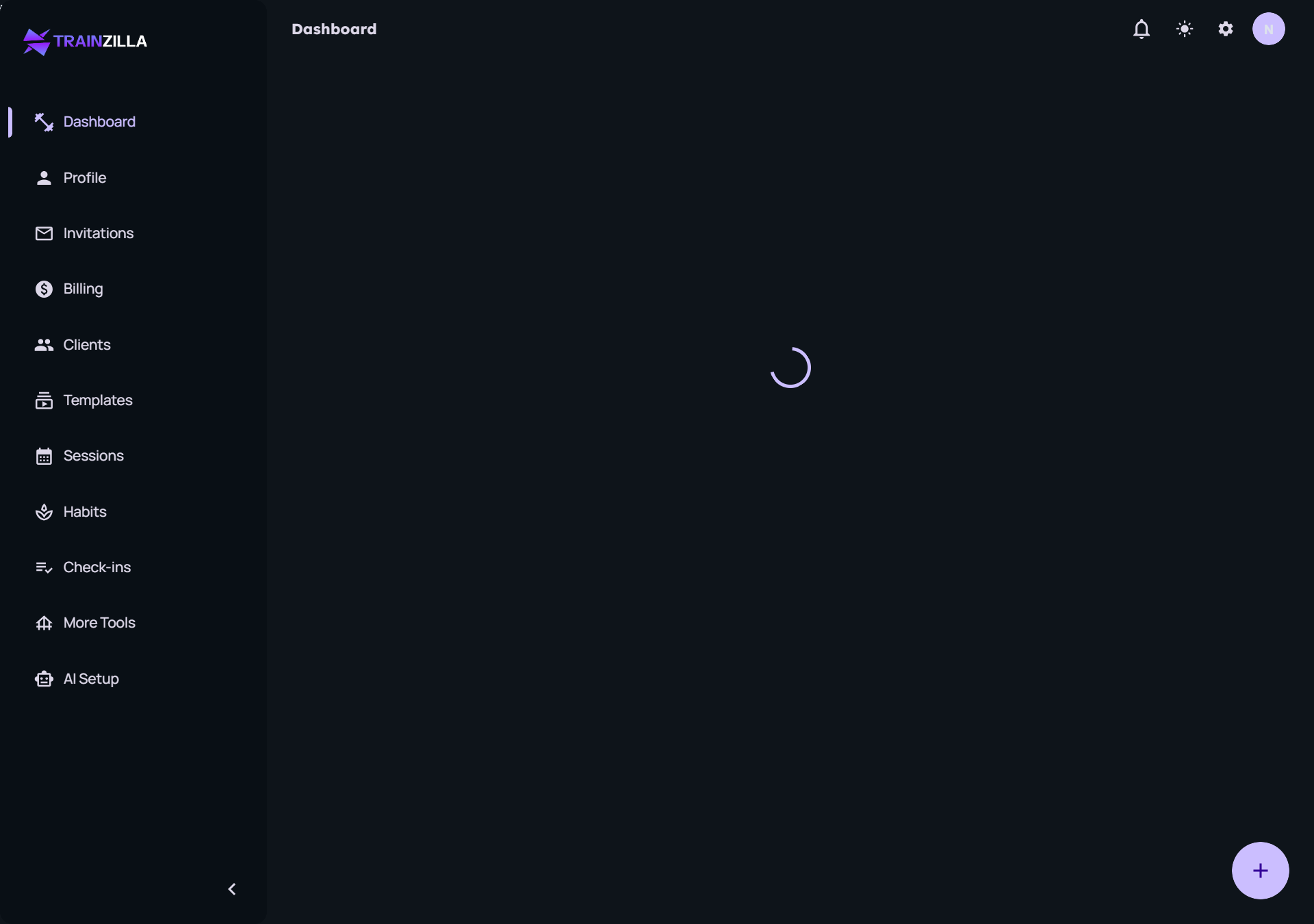 Check-ins dark theme