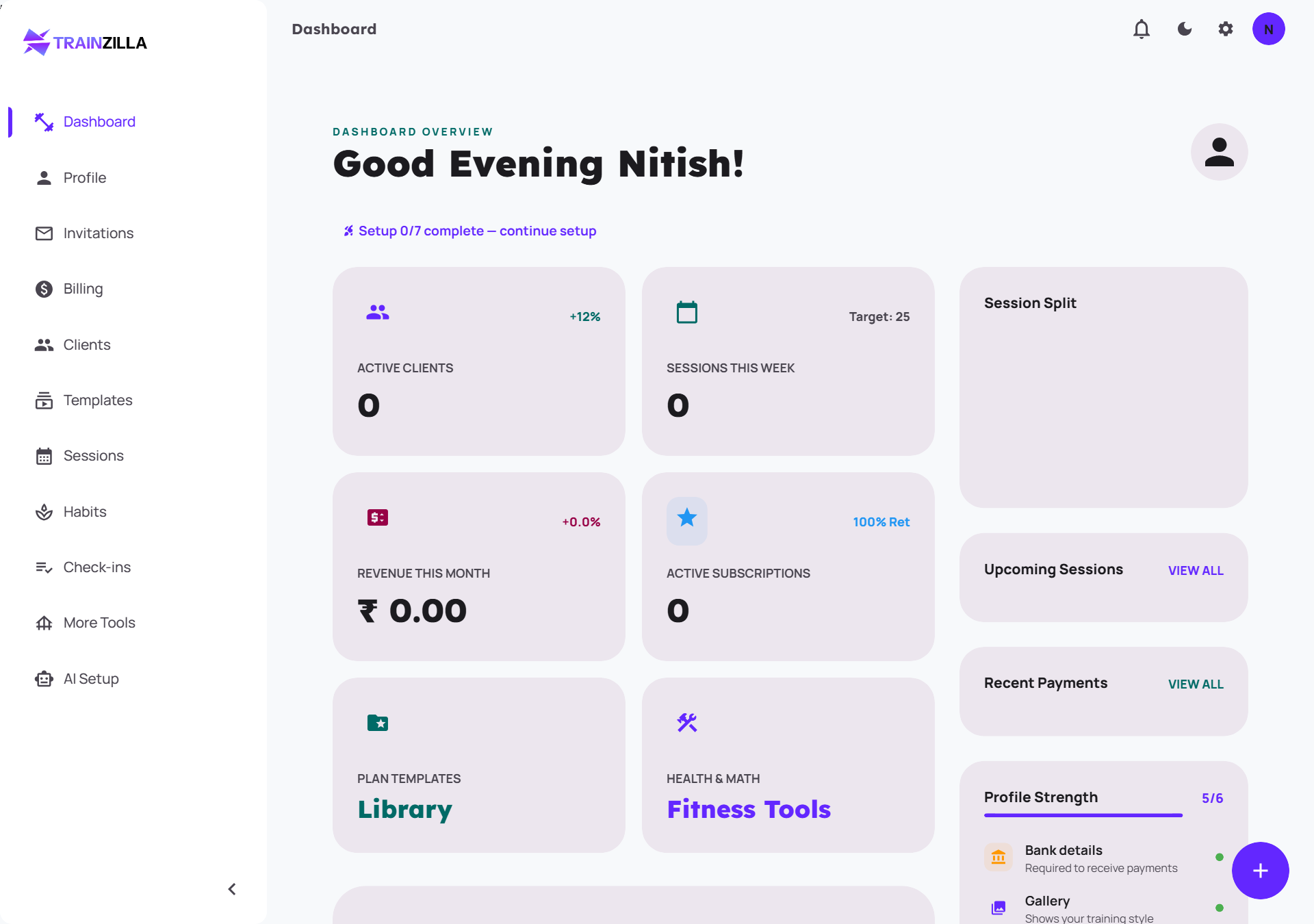 Check-ins light theme