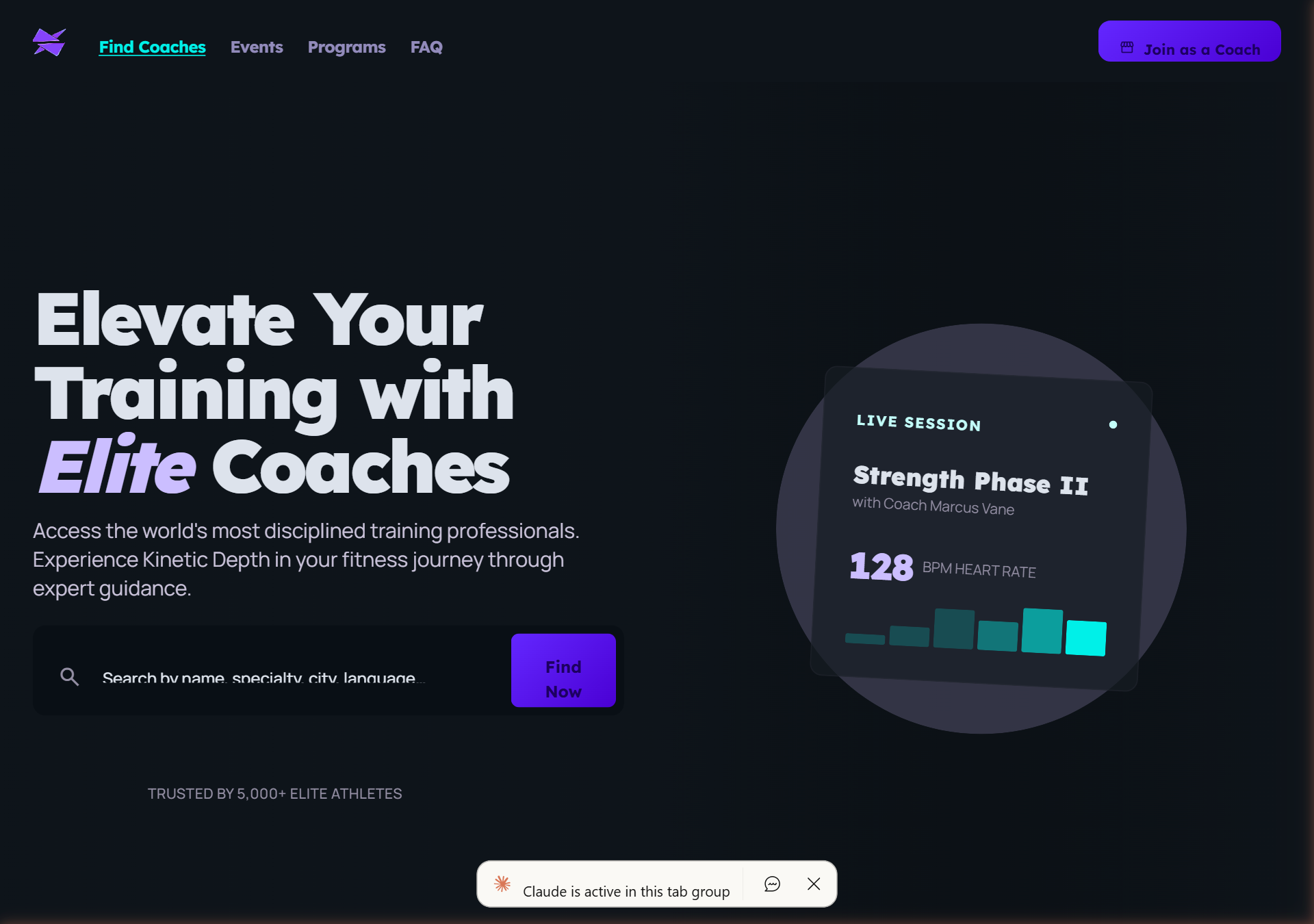 TrainZilla marketplace homepage